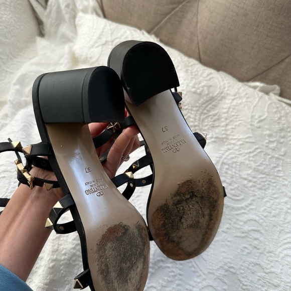 Valentino Rockstud sandals size 37 - Picture 12 of 13